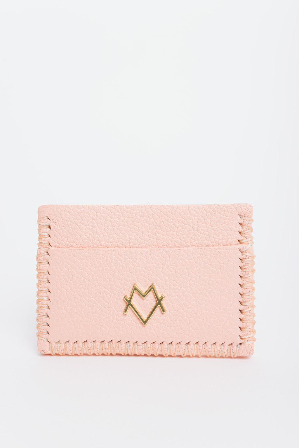 Card Holder in Peach Pink