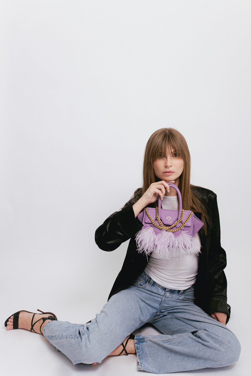 Valentina in Lavender and Feathers
