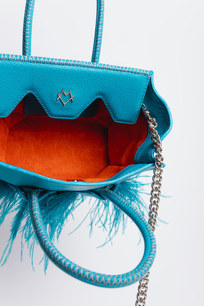 Valentina in Turquoise and Feathers