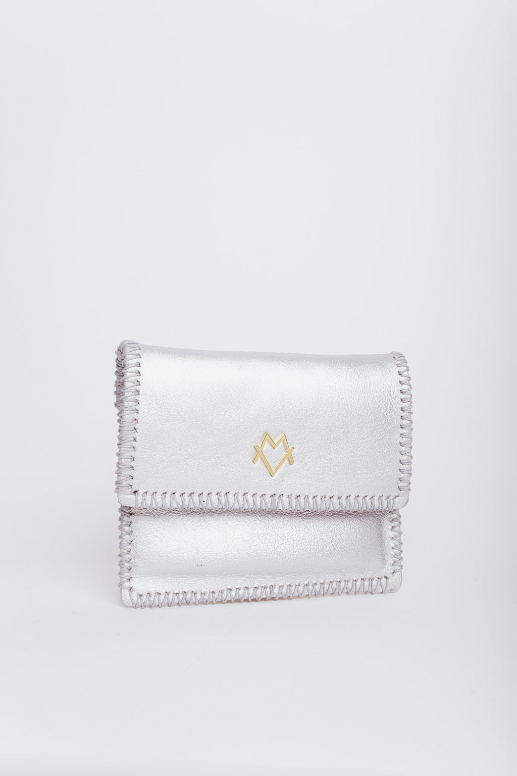 Mini Envelope wallet in silver