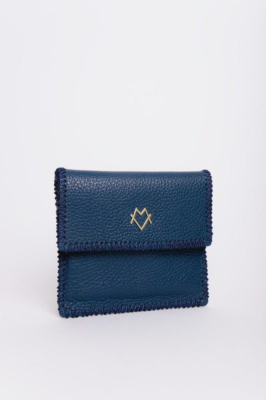 Mini Envelope wallet in blue ocean