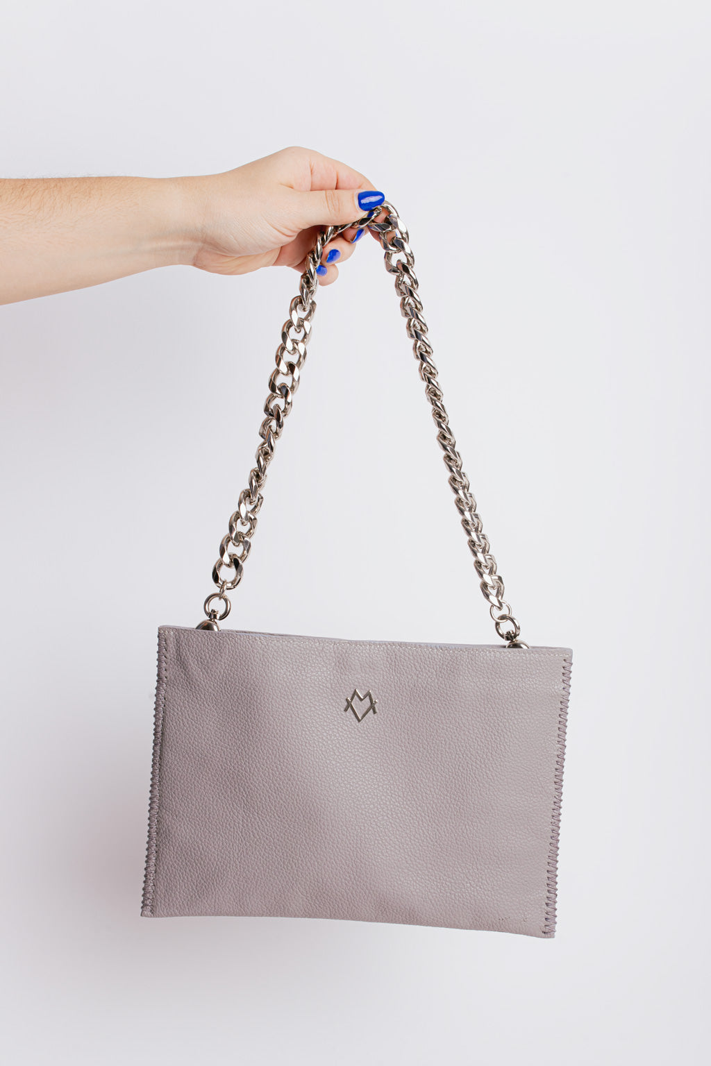 Tina in Gray with silver chain