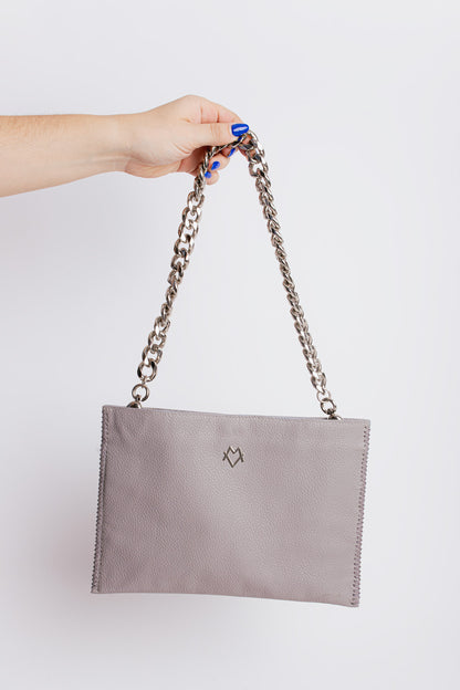 Tina in Gray with silver chain