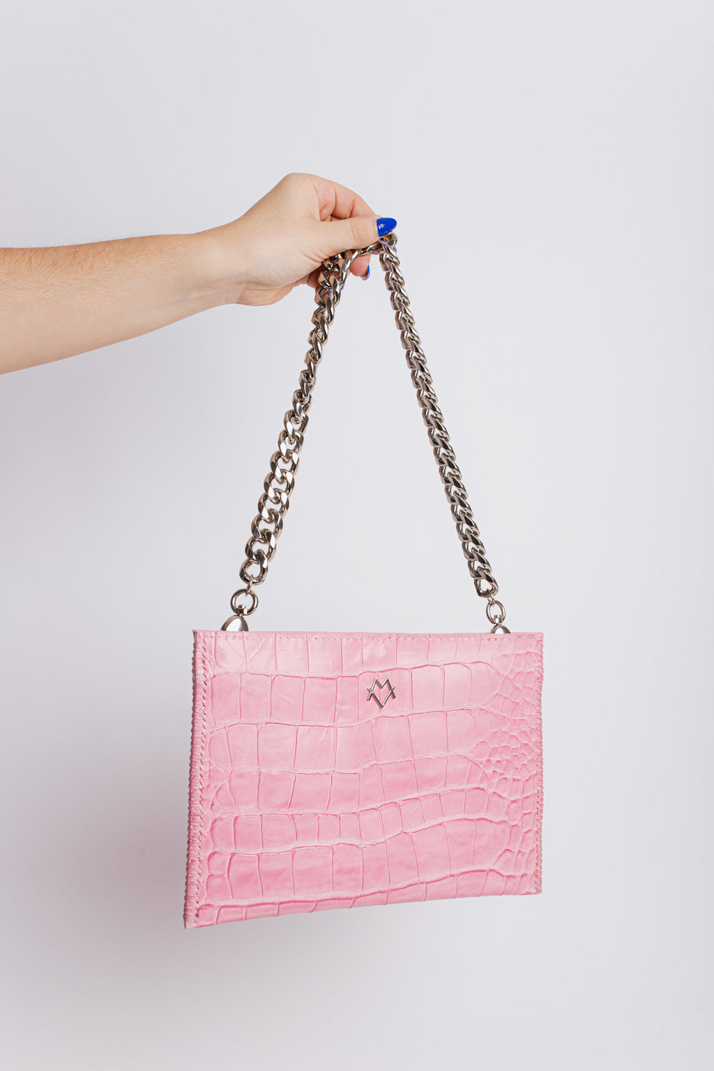 Tina in Pink Cocodrile-effect