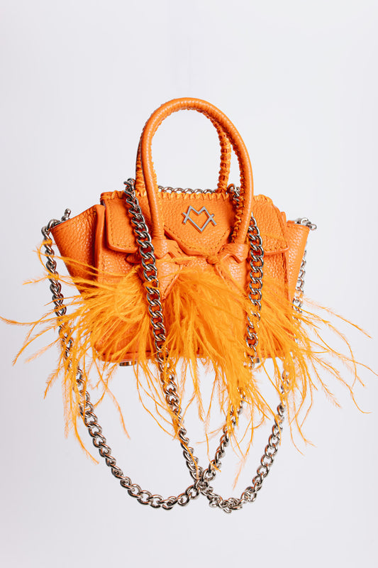 La Bebe en Naranja y Plumas