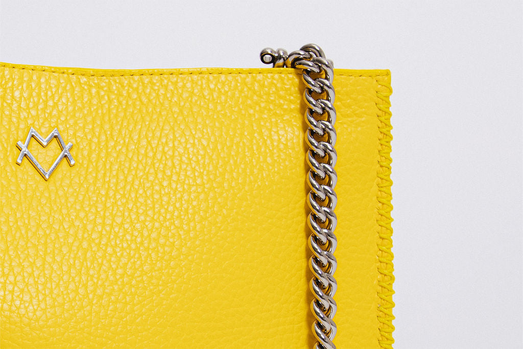 Tina in Yellow (silver chain)